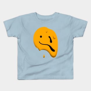 Melting smiley Kids T-Shirt